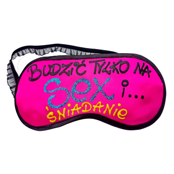 [Op01] Sexy opaska na oczy Budzić tylko na Sex i śniadanie